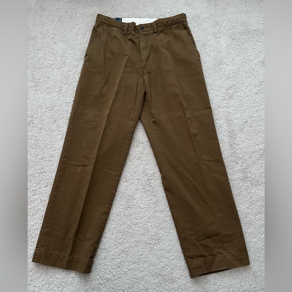 Polo Ralph Lauren Other - Vintage Polo by Ralph Lauren men’s brown khaki’s pleated size 33/30 academia 90s